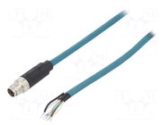Connector: M12; plug; male; PIN: 8; straight; X code-ProfiNET; 500mA BULGIN
