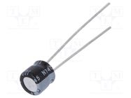 Capacitor: electrolytic; THT; 100uF; 4VDC; Ø5x5mm; Pitch: 2mm; ±20% NICHICON