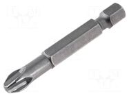 Screwdriver bit; Phillips; PH3; Overall len: 50mm; TORSION WERA