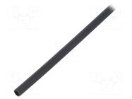Heat shrink sleeve; glued; 3: 1; 3mm; L: 1.2m; black; polyolefine TE Connectivity