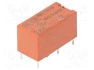 Relay: electromagnetic; SPST-NO; Ucoil: 12VDC; 6A; 6A/250VAC; RE TE Connectivity