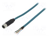 Connector: M12; plug; female; PIN: 8; straight; X code-ProfiNET BULGIN
