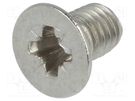 Screw; M3x5; 0.5; Head: countersunk; Pozidriv; PZ1; DIN 965A BOSSARD