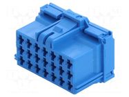Connector: automotive; plug; female; MCP 2.8; PIN: 21; for cable TE Connectivity