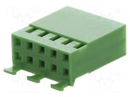 connector MOD IV REC HSG 2X5P. TE Connectivity