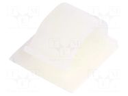 Self-adhesive cable holder; ØBundle : 15.7mm; polyamide; natural PANDUIT