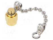 Accessories: protection cover; chain; Application: SMA sockets AMPHENOL RF