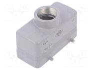 Enclosure for connectors: HDC; size 77.27; for cable; straight ILME