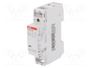 Contactor: 2-pole installation; 20A; 24VAC,24VDC; NC x2; -25÷55°C ABB