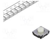 Microswitch TACT; SPST; Pos: 2; 0.02A/15VDC; SMT; none; 0.5N; 3.1mm PANASONIC