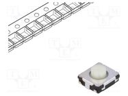 Microswitch TACT; SPST; Pos: 2; 0.02A/15VDC; SMT; none; 1.3N; 3.1mm PANASONIC