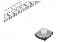 Microswitch TACT; SPST; Pos: 2; 0.02A/15VDC; SMT; none; 1.6N; 3.1mm PANASONIC