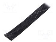 Polyester braid; ØBraid : 12.7÷31.8nom.19.1mm; PET; black; L: 30m PANDUIT