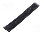 Braid; ØBraid : 12.7÷31.8nom.19.1mm; PET; black; L: 30m; Braid Se PANDUIT