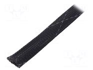 Braid; ØBraid : 12.7÷31.8nom.19.1mm; PET; black; L: 30m; Braid Se PANDUIT
