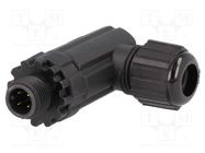 Connector: M12; plug; PIN: 4; male; A code-DeviceNet / CANopen AMPHENOL LTW