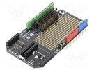 Shield; adapter,XBee; pin strips,XBee; 3.3÷5VDC; Arduino; 92x56mm DFROBOT
