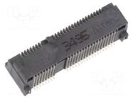 Connector: PCI Express mini; horizontal; SMT; gold-plated; PIN: 52 ATTEND