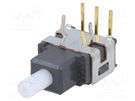 Switch: push-button; Pos: 2; SPDT; 0.01A/28VAC; 0.01A/28VDC; 500MΩ NKK SWITCHES