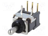 Switch: toggle; Pos: 3; SPDT; ON-OFF-ON; 0.01A/28VAC; 0.01A/28VDC NKK SWITCHES