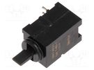 Switch: toggle; Pos: 3; SP3T; (ON)-OFF-(ON); 0.5A/60VAC; 0.5A/60VDC MENTOR