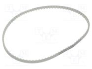 Timing belt; AT10; W: 10mm; H: 5mm; Lw: 880mm; Tooth height: 2.5mm OPTIBELT