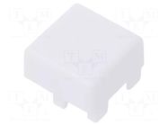 Button; white C&K