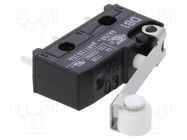 Microswitch SNAP ACTION; 6A/250VAC; 0.1A/80VDC; with roller ZF