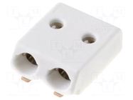 Connector: plug-in; LED Light; 2059; 3A; 320V; SMT; tinned; ways: 2 WAGO