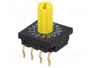 Encoding switch; HEX/BCD; Pos: 16; THT; Rcont max: 100mΩ; FR01 NKK SWITCHES