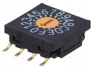 Encoding switch; HEX/BCD; Pos: 16; SMT; Rcont max: 100mΩ; FR02 NKK SWITCHES