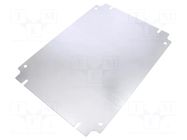 Mounting plate; steel; Plating: zinc; KL,KL-HD RITTAL