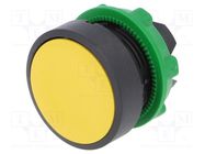 Switch: push-button; 22mm; Stabl.pos: 1; yellow; none; IP66; flat SCHNEIDER ELECTRIC