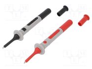 Probe tip; 15A; red and black; Socket size: 4mm CHAUVIN ARNOUX