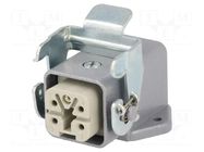 Connector: HDC; socket; female; EPIC KIT; PIN: 5; 23A; 400V; 4+PE LAPP