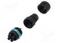 Connector: AC supply; screw terminal; female; TH387; 7÷12mm; 450V TECHNO