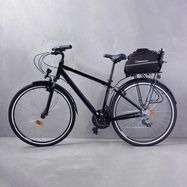 Wozinsky roomy bike carrier bag 35L (rain cover included) black (WBB19BK), Wozinsky