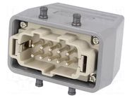 Connector: HDC; plug; male; EPIC KIT; PIN: 10; 16A; 500V; 10+PE; M25 LAPP