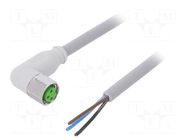 Cable: for sensors/automation; M8; PIN: 3; angled; 3m; plug; 60VDC MURRELEKTRONIK