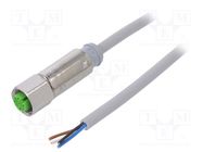 Connection lead; M12; PIN: 4; straight; 5m; plug; 32VAC; 7044; PVC MURR ELEKTRONIK
