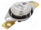 Sensor: thermostat; SPST-NC; 150°C; 16A; 250VAC; connectors 6,3mm TOMIC