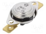 Sensor: thermostat; SPST-NC; 50°C; 16A; 250VAC; connectors 6,3mm TOMIC