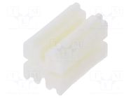 Spacer sleeve; LED; ØLED: 3mm; L: 8mm; natural; UL94V-0; polyamide DREMEC