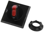 SELECTOR HANDLE, 3 PADLOCK, BLACK
