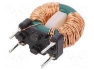 Inductor: wire; THT; 150mA; 2.1Ω; -20÷50%; DTS-12.5; vertical; 22mH FERYSTER