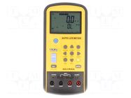 LCR meter; LCD; 20÷200MΩ; 0.1÷9999000000pF; C accuracy: ±0.3% AXIOMET