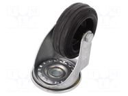 Transport wheel; Ø: 80mm; W: 25mm; H: 107mm; torsional; 50kg; steel ELESA+GANTER