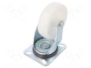 Transport wheel; Ø: 200mm; W: 50mm; H: 240mm; torsional; 321kg; steel ELESA+GANTER