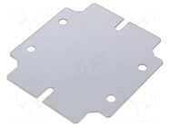 Mounting plate; steel; Plating: zinc; KL,KL-HD RITTAL