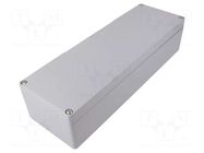 Enclosure: multipurpose; X: 120mm; Y: 360mm; Z: 82mm; GA; aluminium RITTAL